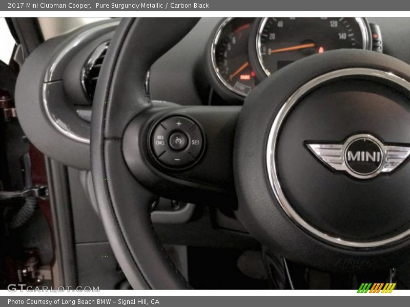 Pure Burgundy Metallic / Carbon Black 2017 Mini Clubman Cooper