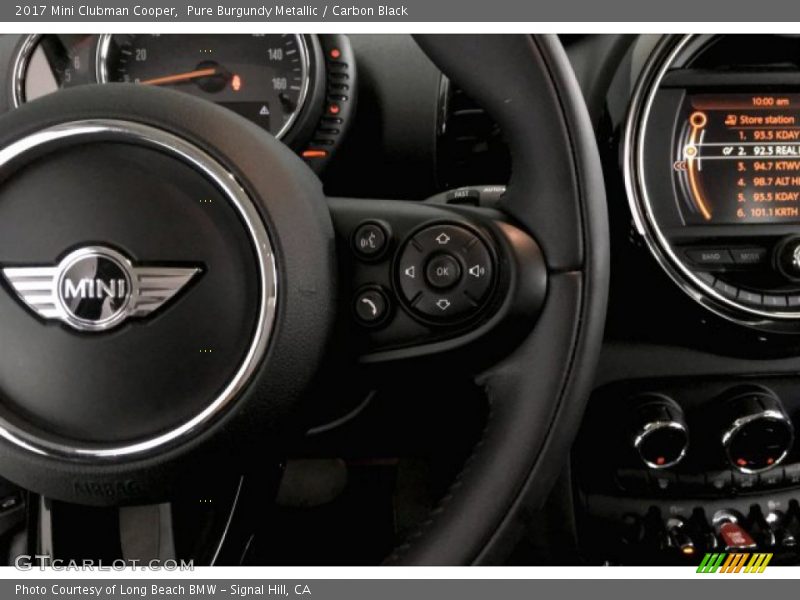 Pure Burgundy Metallic / Carbon Black 2017 Mini Clubman Cooper