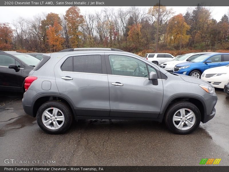 Satin Steel Metallic / Jet Black 2020 Chevrolet Trax LT AWD