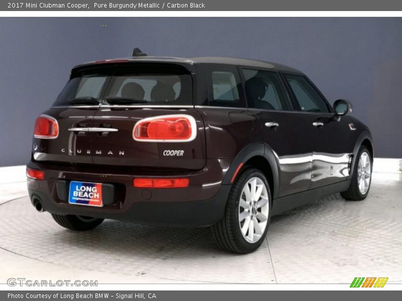 Pure Burgundy Metallic / Carbon Black 2017 Mini Clubman Cooper