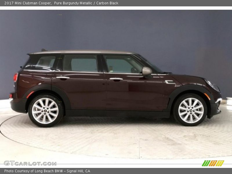 Pure Burgundy Metallic / Carbon Black 2017 Mini Clubman Cooper