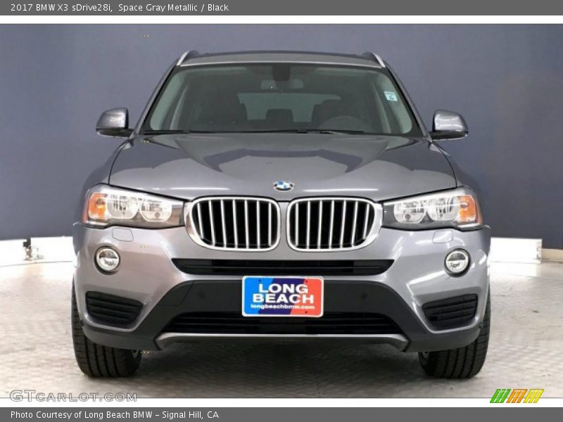 Space Gray Metallic / Black 2017 BMW X3 sDrive28i