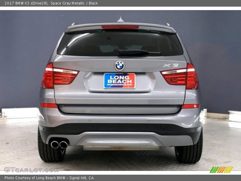 Space Gray Metallic / Black 2017 BMW X3 sDrive28i
