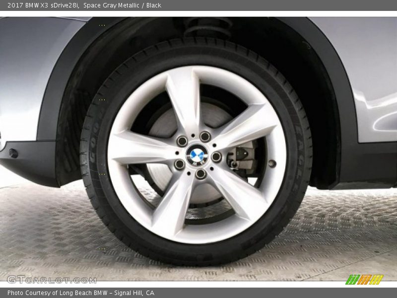 Space Gray Metallic / Black 2017 BMW X3 sDrive28i