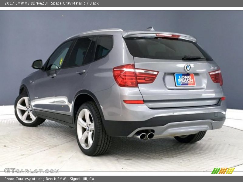 Space Gray Metallic / Black 2017 BMW X3 sDrive28i