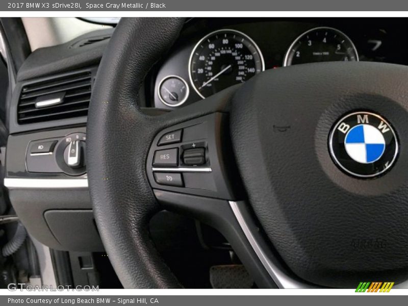 Space Gray Metallic / Black 2017 BMW X3 sDrive28i