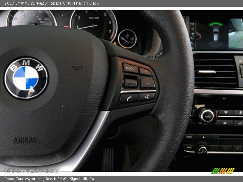 Space Gray Metallic / Black 2017 BMW X3 sDrive28i