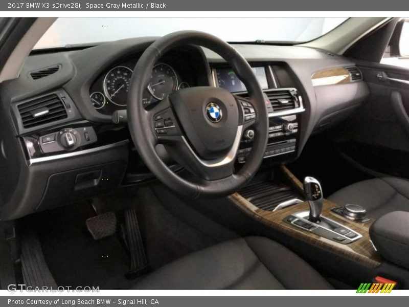 Space Gray Metallic / Black 2017 BMW X3 sDrive28i