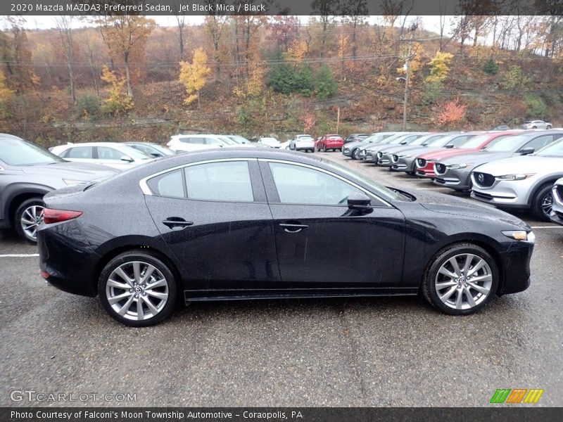 Jet Black Mica / Black 2020 Mazda MAZDA3 Preferred Sedan