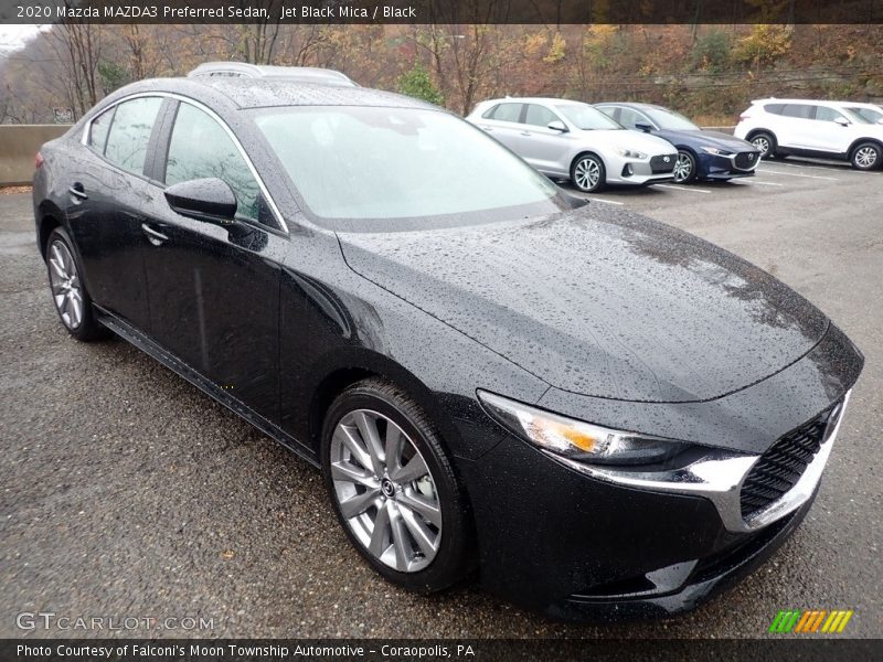 Jet Black Mica / Black 2020 Mazda MAZDA3 Preferred Sedan