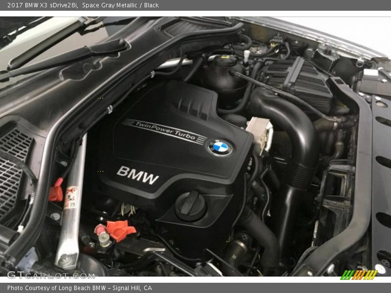 Space Gray Metallic / Black 2017 BMW X3 sDrive28i