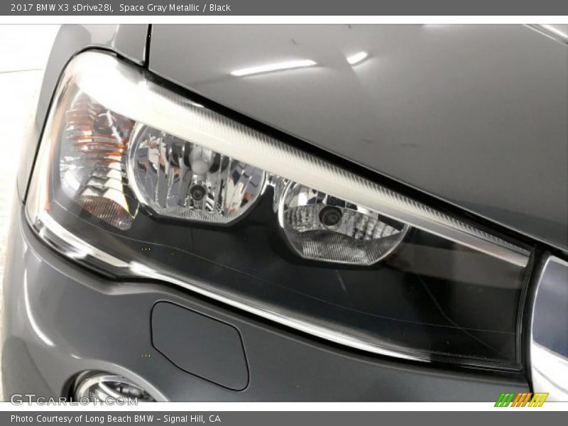 Space Gray Metallic / Black 2017 BMW X3 sDrive28i