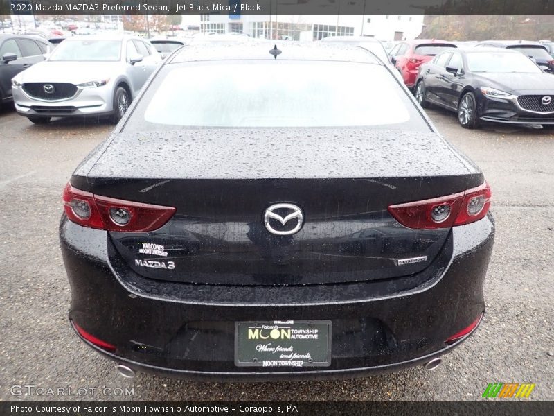 Jet Black Mica / Black 2020 Mazda MAZDA3 Preferred Sedan