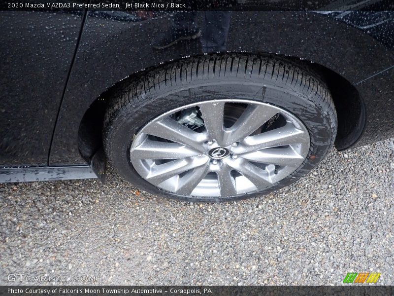 Jet Black Mica / Black 2020 Mazda MAZDA3 Preferred Sedan