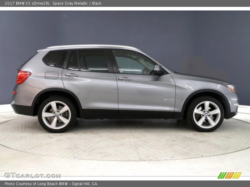 Space Gray Metallic / Black 2017 BMW X3 sDrive28i