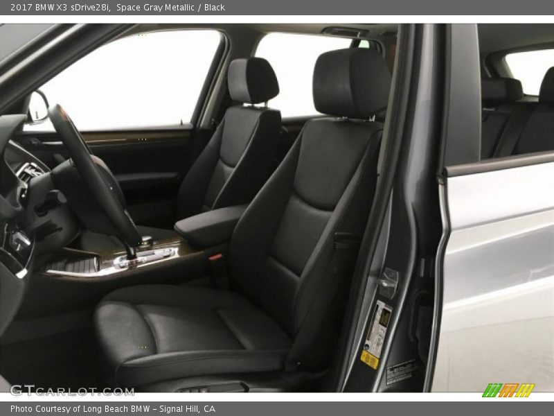 Space Gray Metallic / Black 2017 BMW X3 sDrive28i
