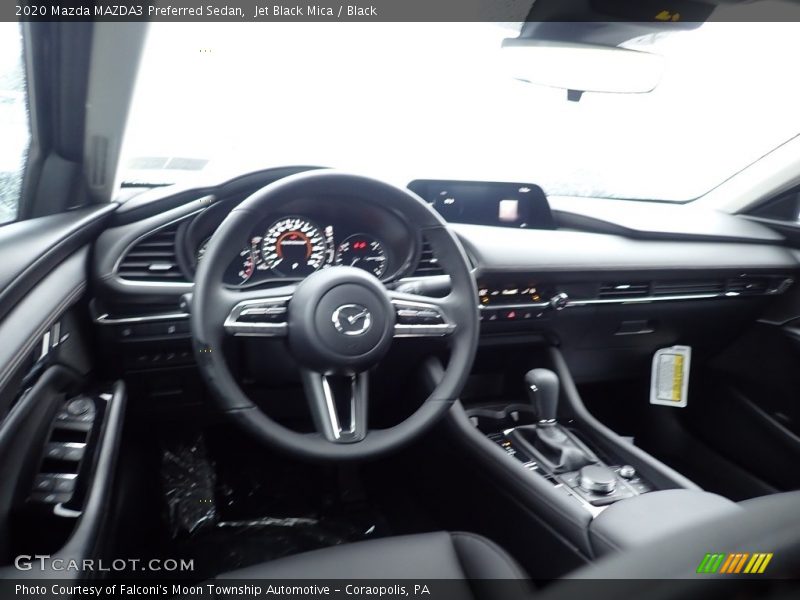 Jet Black Mica / Black 2020 Mazda MAZDA3 Preferred Sedan