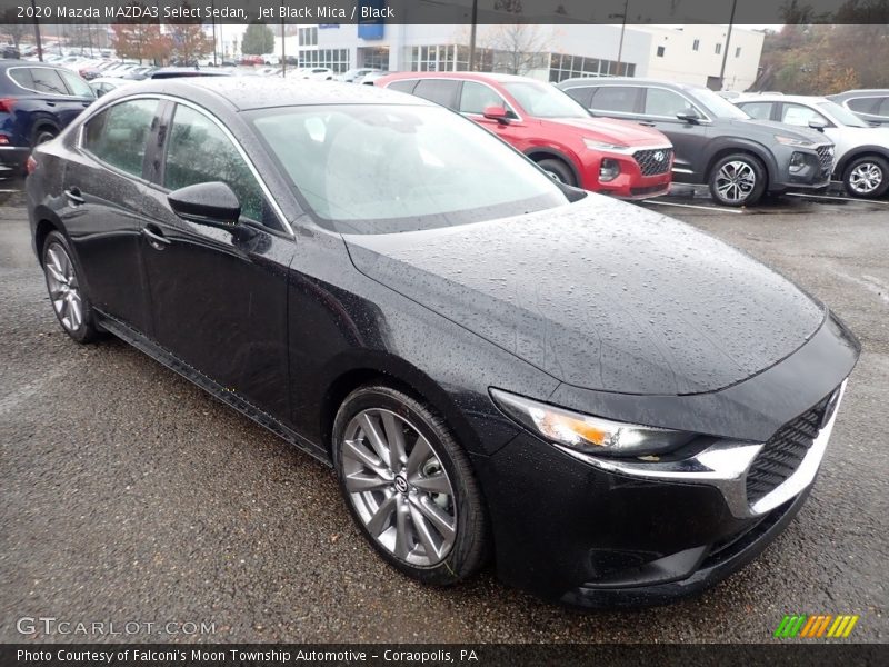 Jet Black Mica / Black 2020 Mazda MAZDA3 Select Sedan