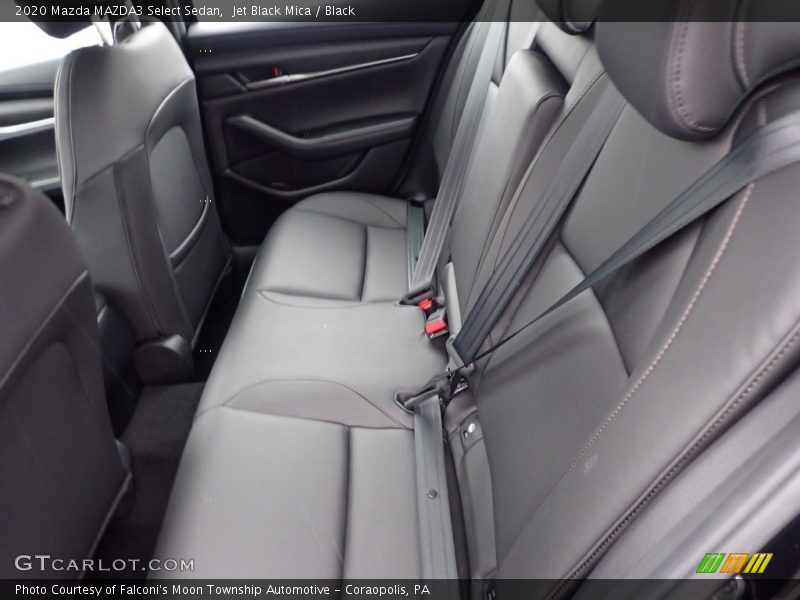 Jet Black Mica / Black 2020 Mazda MAZDA3 Select Sedan