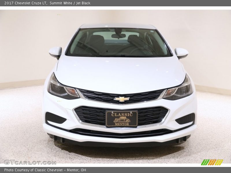 Summit White / Jet Black 2017 Chevrolet Cruze LT