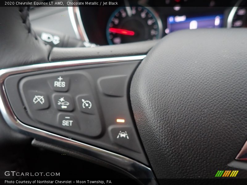 Chocolate Metallic / Jet Black 2020 Chevrolet Equinox LT AWD