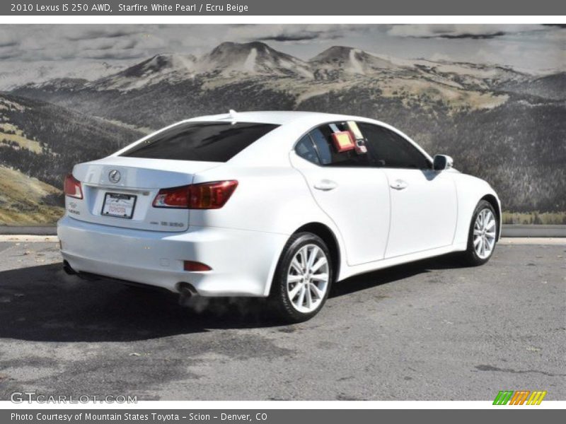 Starfire White Pearl / Ecru Beige 2010 Lexus IS 250 AWD