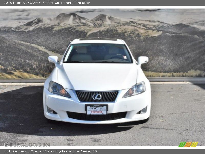 Starfire White Pearl / Ecru Beige 2010 Lexus IS 250 AWD