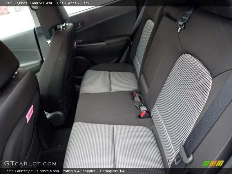 Rear Seat of 2020 Kona SEL AWD