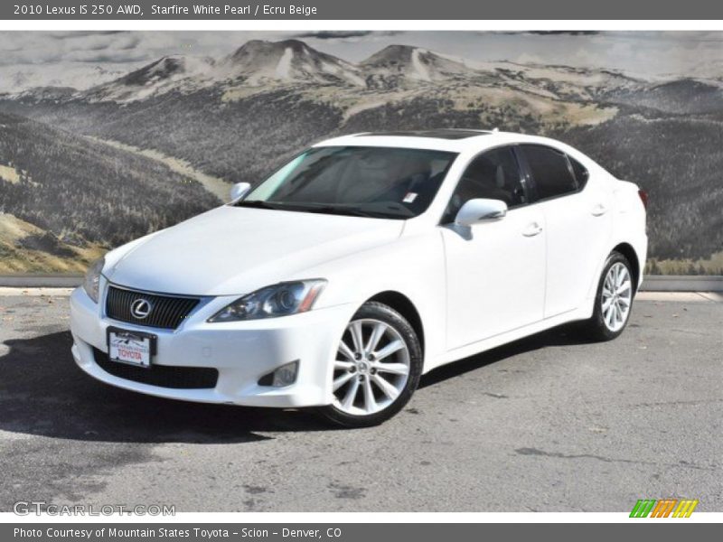 Starfire White Pearl / Ecru Beige 2010 Lexus IS 250 AWD