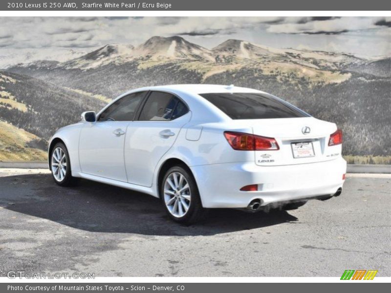 Starfire White Pearl / Ecru Beige 2010 Lexus IS 250 AWD
