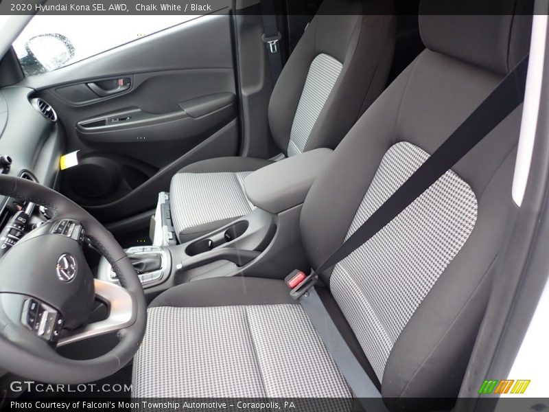 Front Seat of 2020 Kona SEL AWD