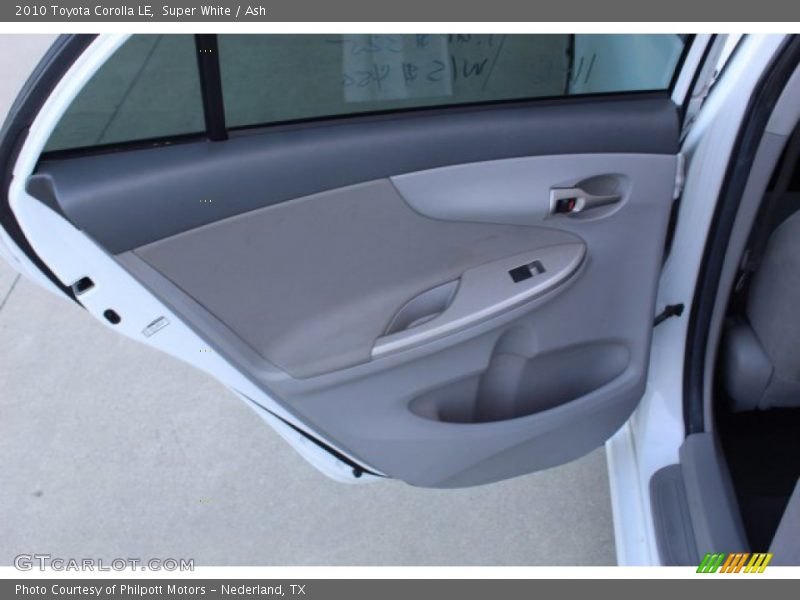 Super White / Ash 2010 Toyota Corolla LE