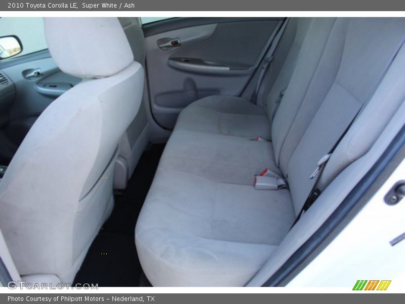 Super White / Ash 2010 Toyota Corolla LE