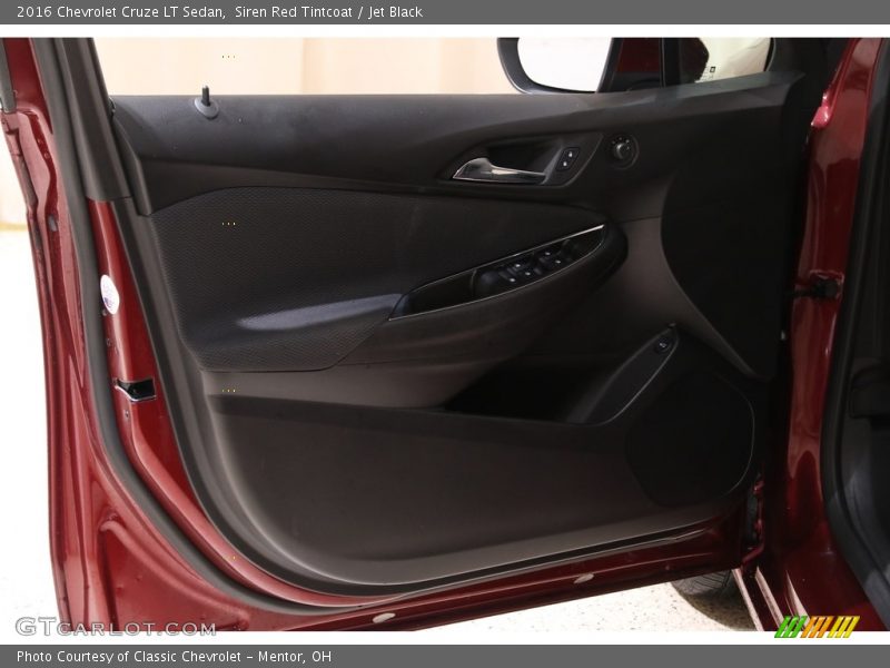 Siren Red Tintcoat / Jet Black 2016 Chevrolet Cruze LT Sedan