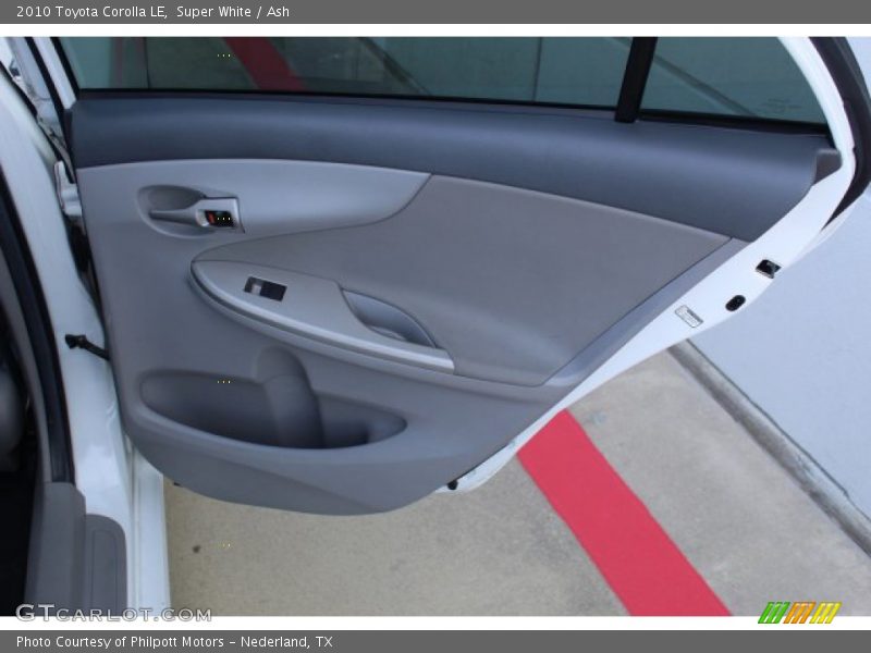 Super White / Ash 2010 Toyota Corolla LE