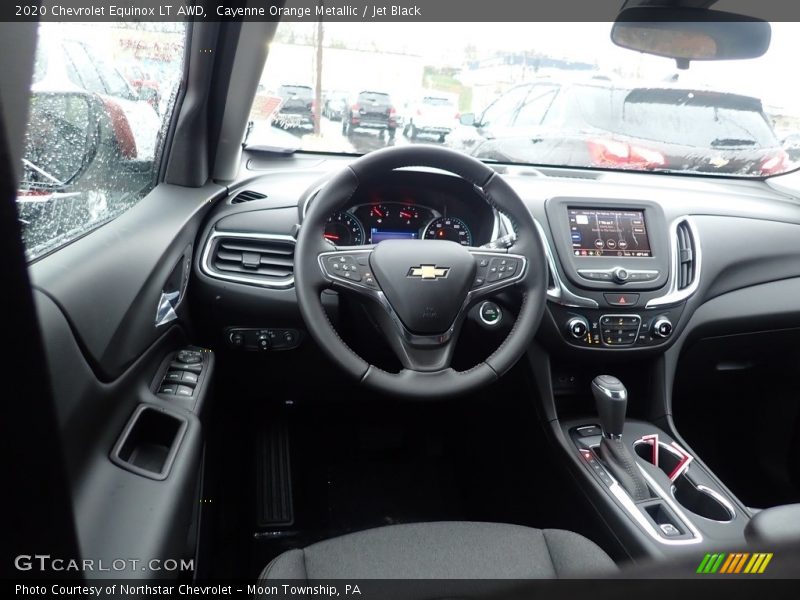 Cayenne Orange Metallic / Jet Black 2020 Chevrolet Equinox LT AWD