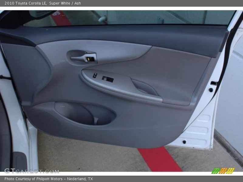 Super White / Ash 2010 Toyota Corolla LE