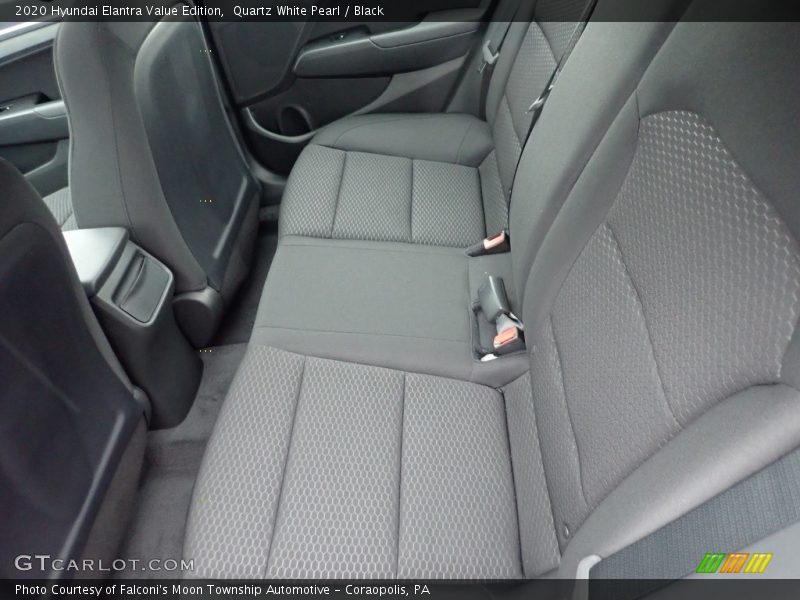 Quartz White Pearl / Black 2020 Hyundai Elantra Value Edition