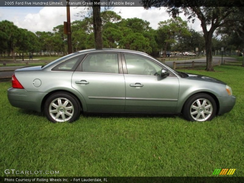 Titanium Green Metallic / Pebble Beige 2005 Ford Five Hundred Limited