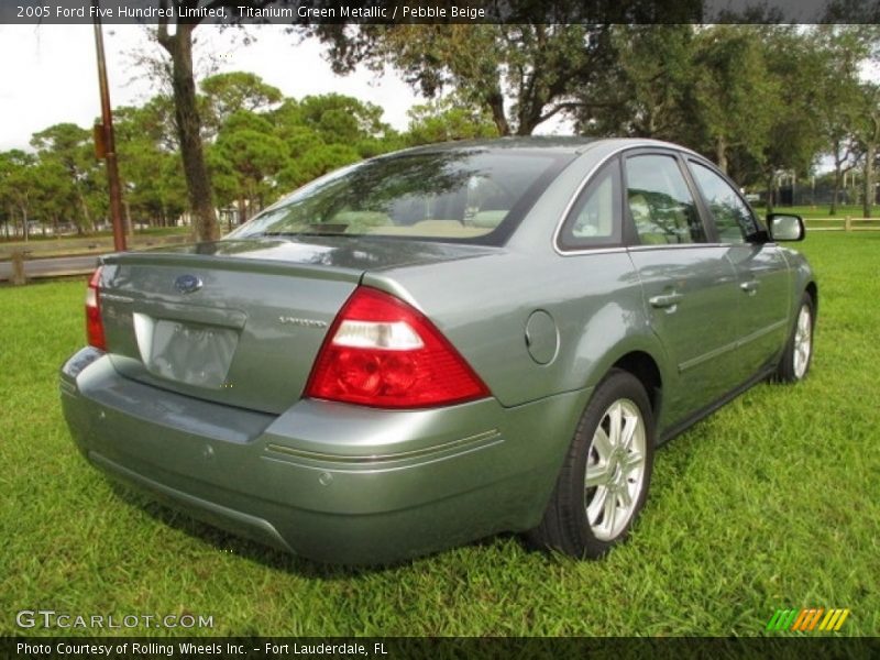 Titanium Green Metallic / Pebble Beige 2005 Ford Five Hundred Limited