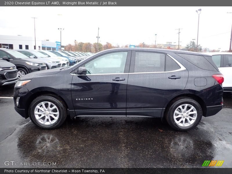 Midnight Blue Metallic / Jet Black 2020 Chevrolet Equinox LT AWD