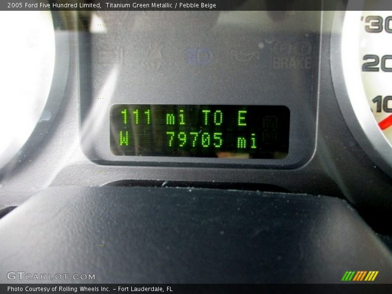 Titanium Green Metallic / Pebble Beige 2005 Ford Five Hundred Limited