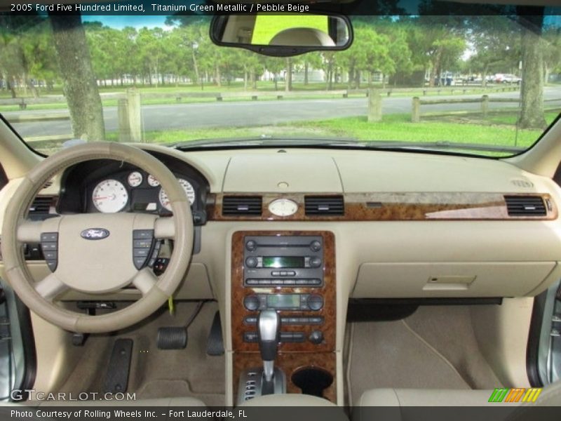 Titanium Green Metallic / Pebble Beige 2005 Ford Five Hundred Limited