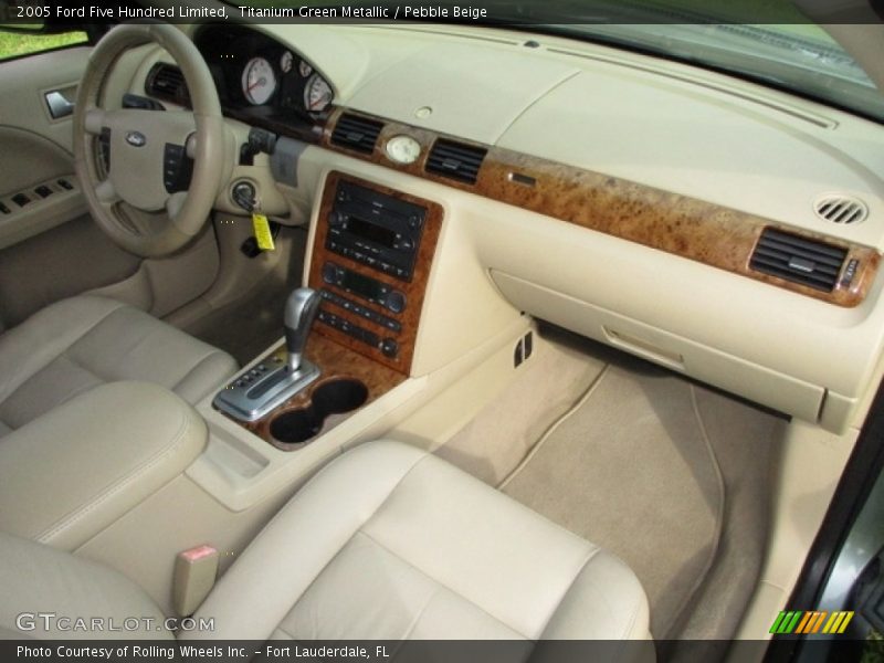 Titanium Green Metallic / Pebble Beige 2005 Ford Five Hundred Limited
