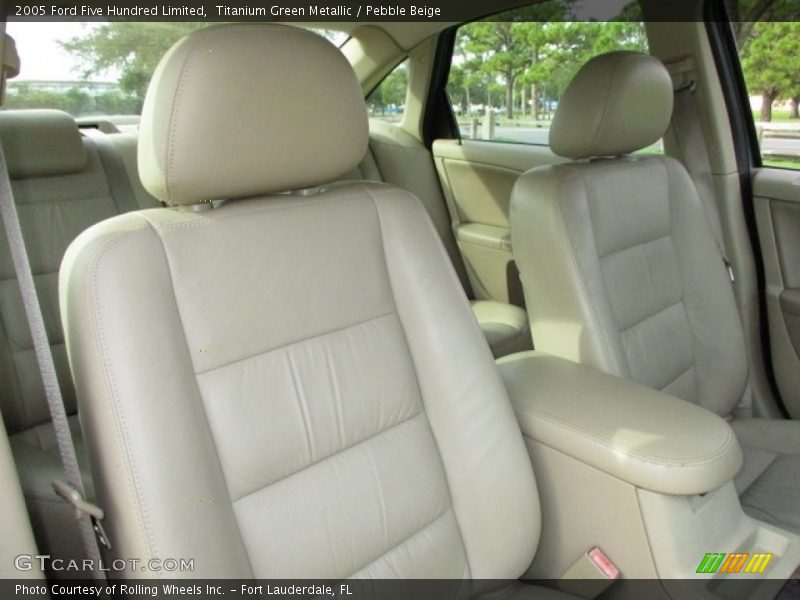 Titanium Green Metallic / Pebble Beige 2005 Ford Five Hundred Limited