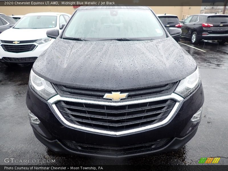 Midnight Blue Metallic / Jet Black 2020 Chevrolet Equinox LT AWD