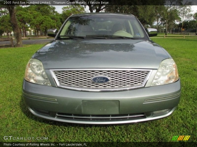 Titanium Green Metallic / Pebble Beige 2005 Ford Five Hundred Limited