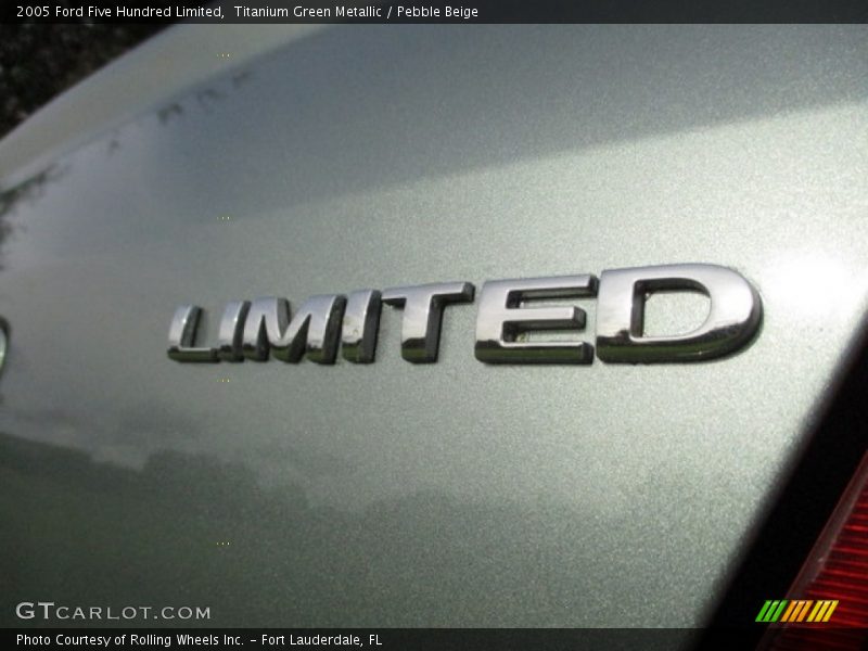Titanium Green Metallic / Pebble Beige 2005 Ford Five Hundred Limited