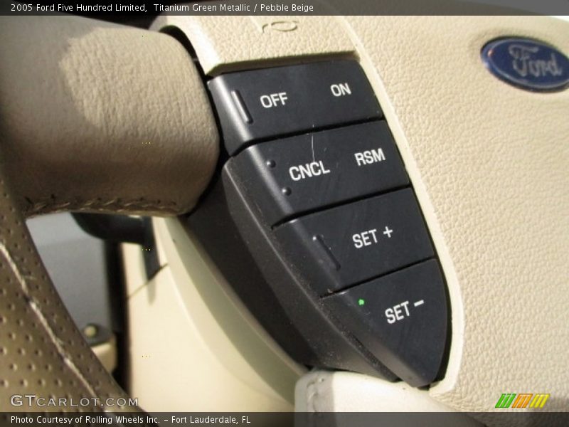 Titanium Green Metallic / Pebble Beige 2005 Ford Five Hundred Limited