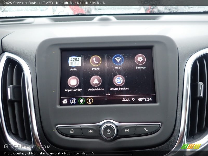Midnight Blue Metallic / Jet Black 2020 Chevrolet Equinox LT AWD